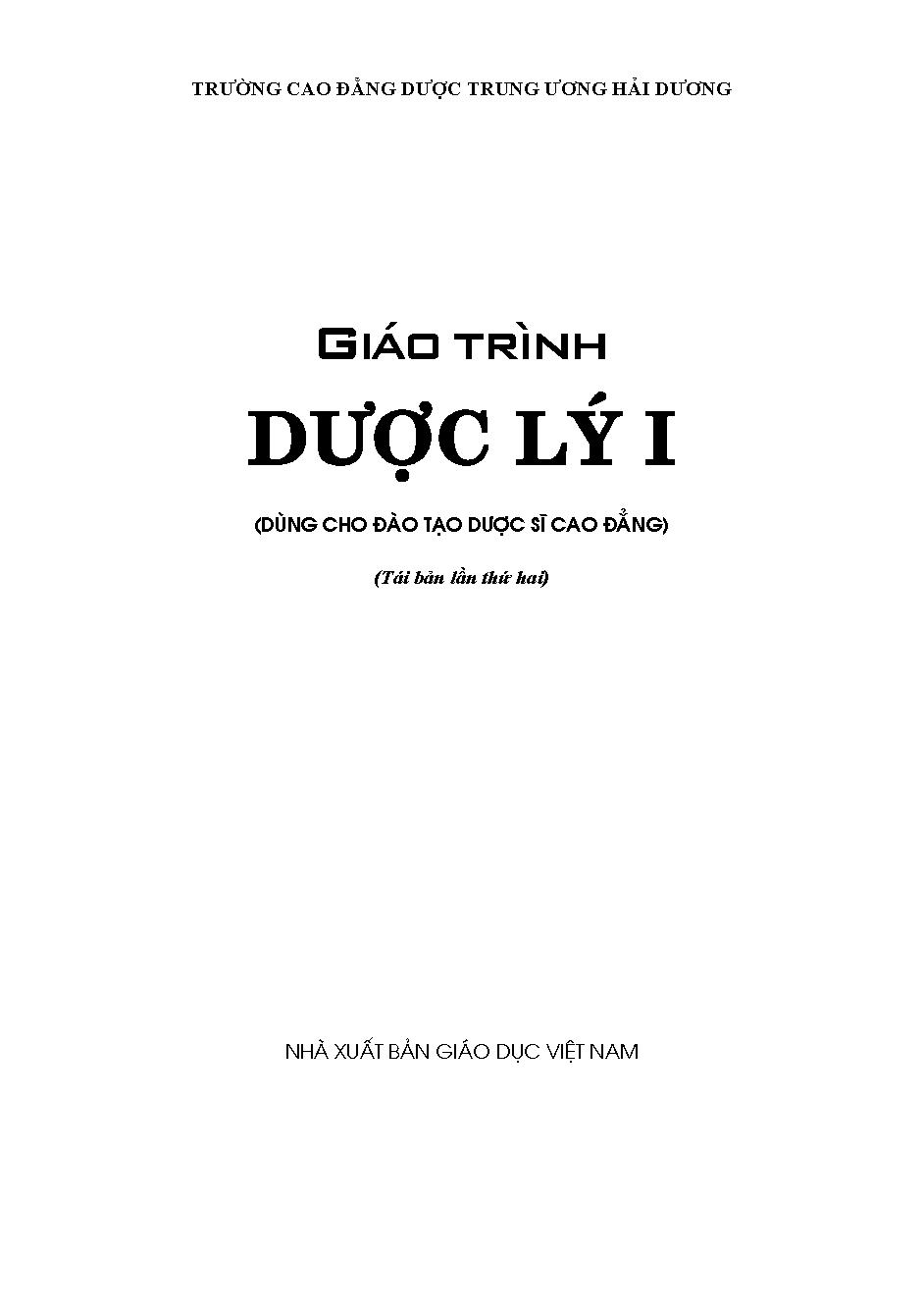 DUOC LY 1