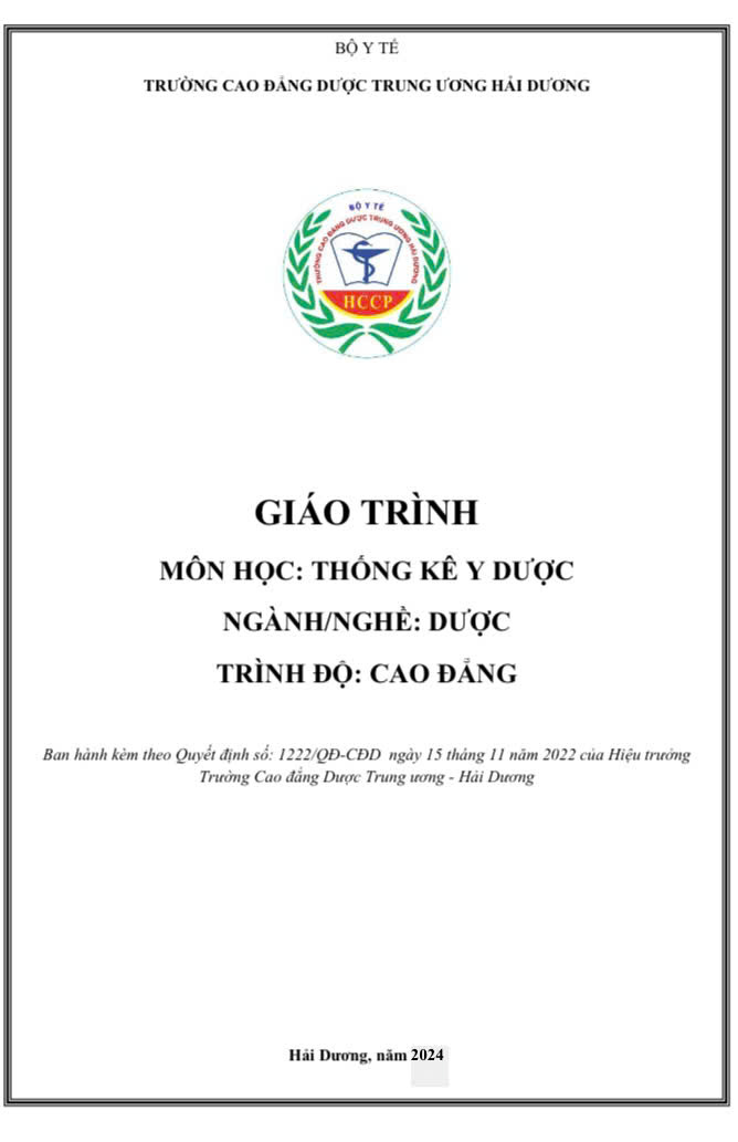 Thống kê Y Dược