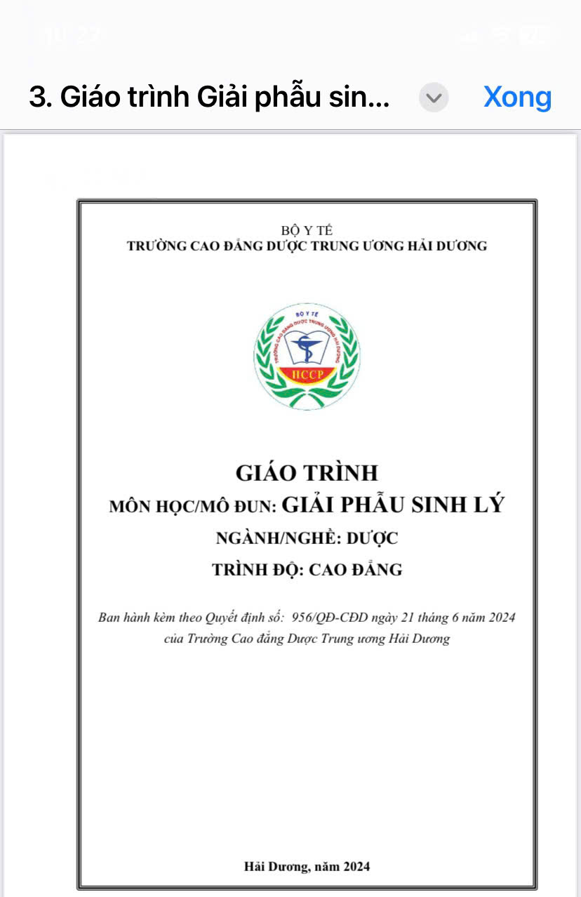 GT Giải phẫu sinh lý