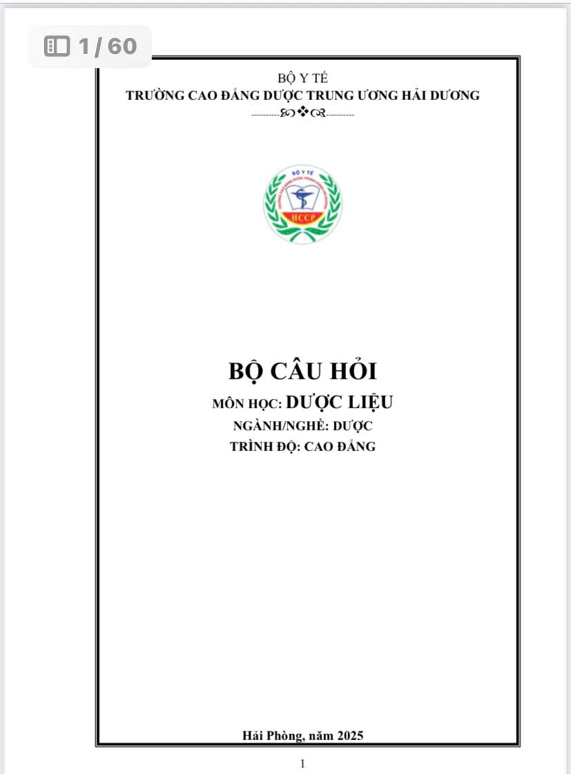 BCH Dược liệu