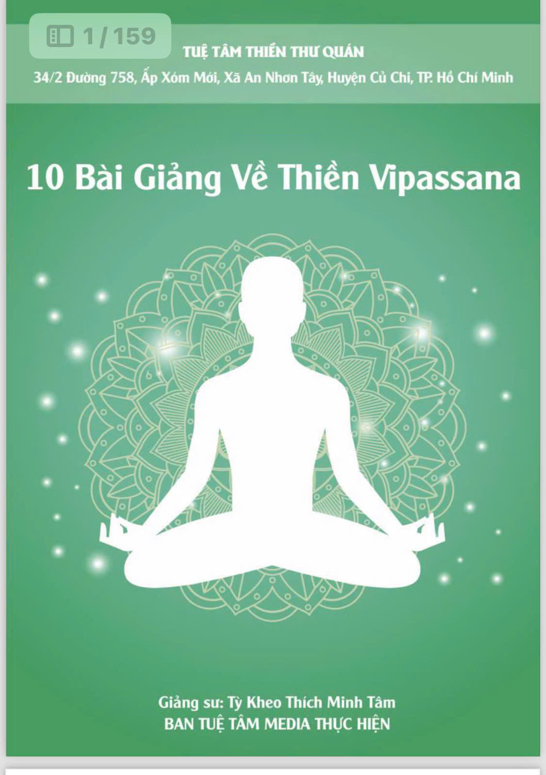 10 bài giảng về thiền