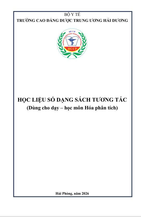 Tài liệu Hóa phân tích dạng flipbook