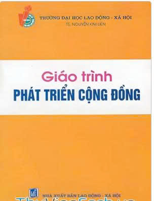 Giáo trình phát triển cộng đồng
