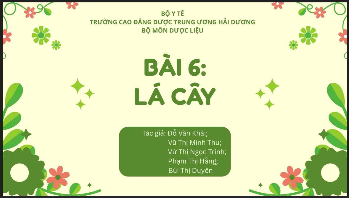 Lá cây