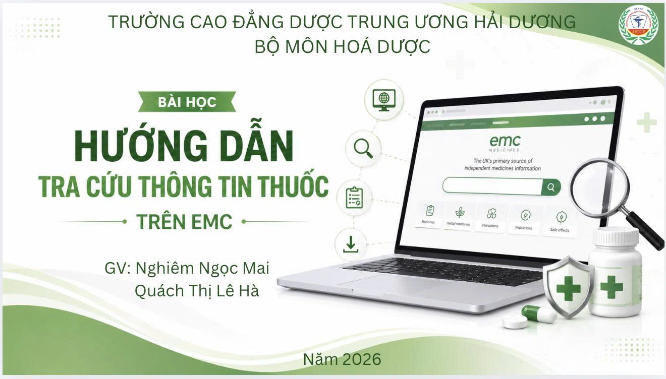 Hướng dẫn tra cứu thông tin thuốc trên eMC