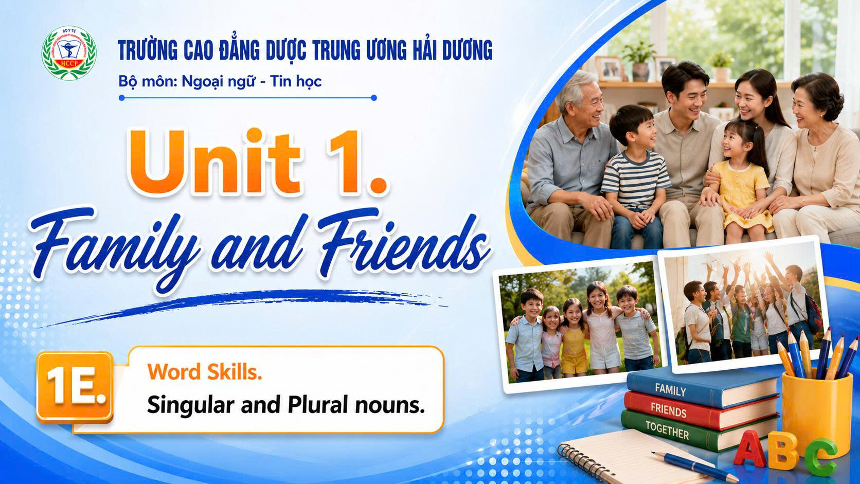 Word Skills. Singular and Plural nouns