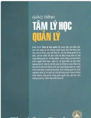 Giáo trình tâm lý học quản lý