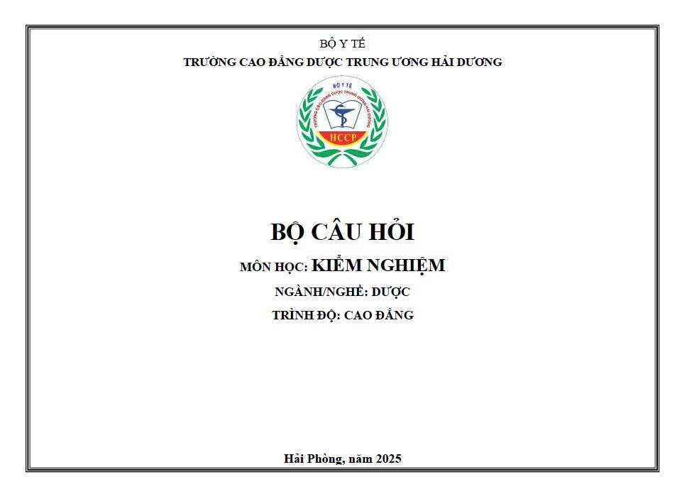 BCH Kiểm nghiệm