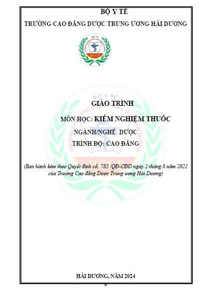 Giáo trình lý thuyết kiểm nghiệm