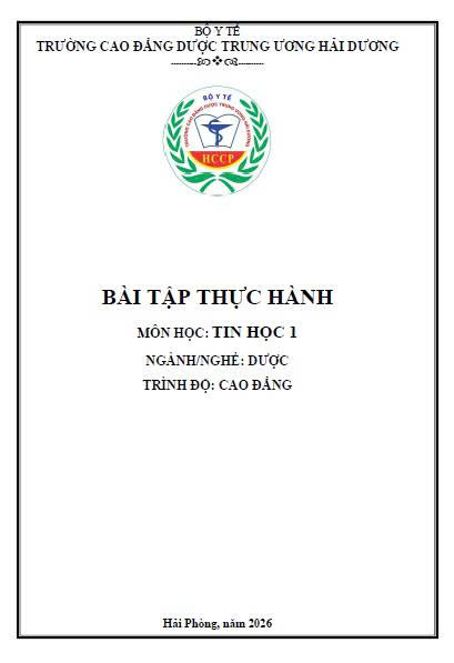 Bài tập TH Tin học