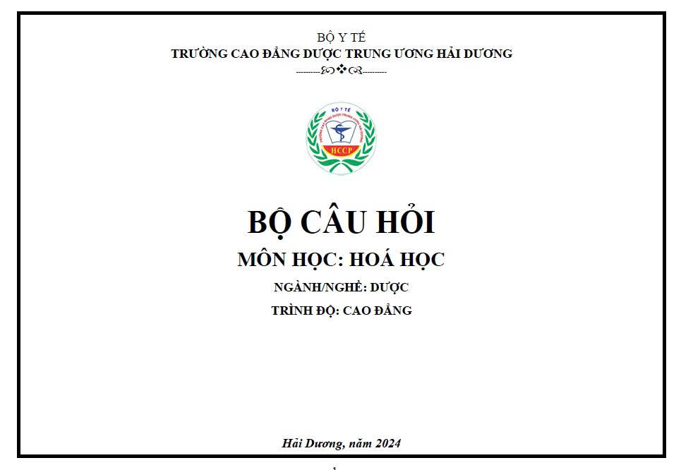 BCH Hóa học
