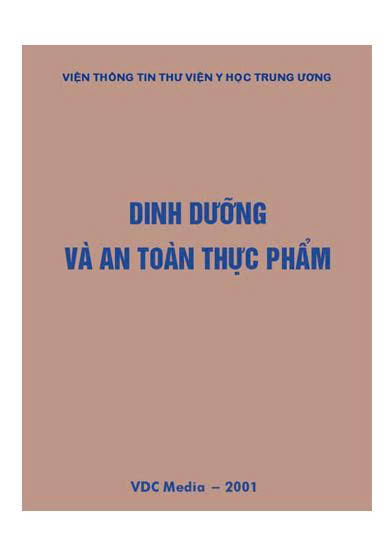 Dinh dưỡng và an toàn thực phẩm