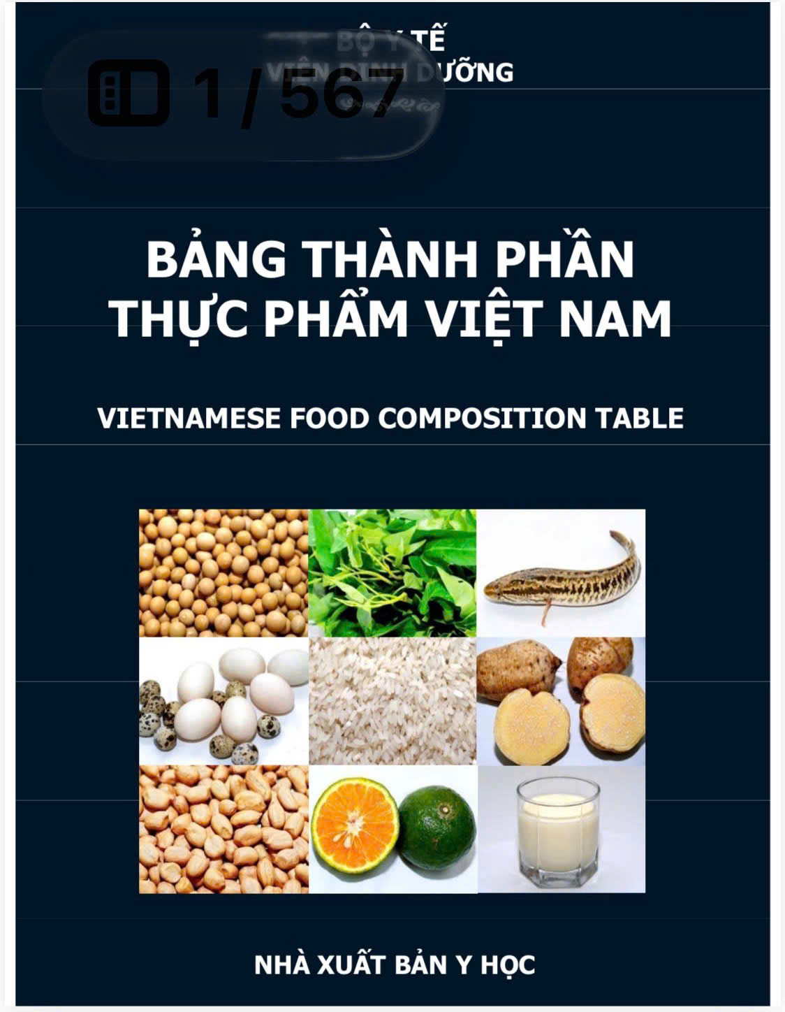 Bảng thành phần thực phẩm Việt Nam