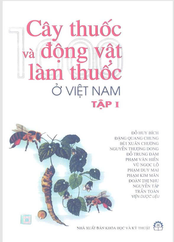 Cây thuốc và động vật làm thuốc ở Việt Nam tập 1